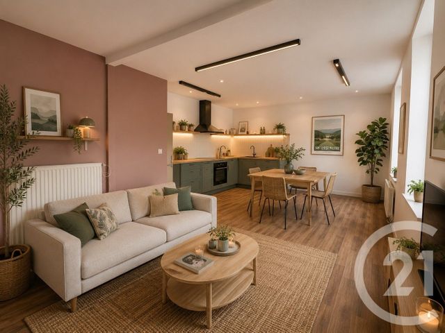 Appartement F3 &agrave; vendre - 3 pi&egrave;ces - 61 m2 - St Genest Malifaux - 42 - RHONE-ALPES
