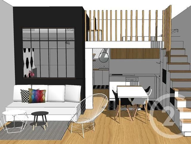 Appartement F2 à vendre - 3 pièces - 34,70 m2 - St Andre Des Eaux - 44 - PAYS-DE-LOIRE