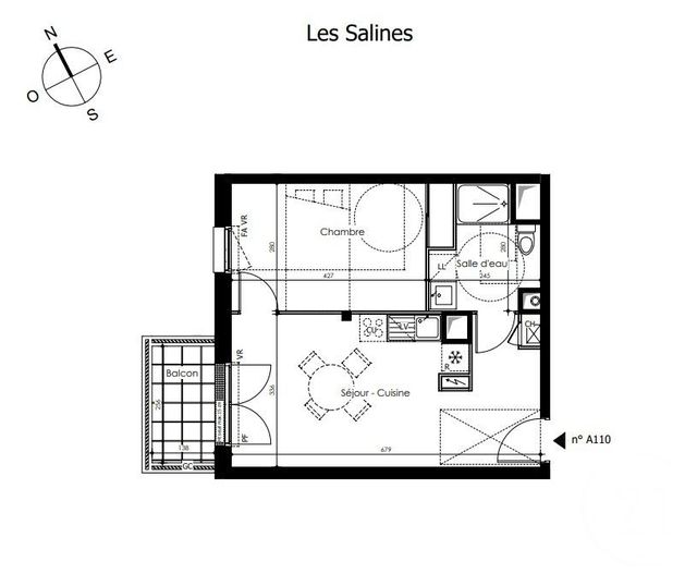 Appartement T2 &agrave; vendre - 2 pi&egrave;ces - 39,78 m2 - Guerande - 44 - PAYS-DE-LOIRE