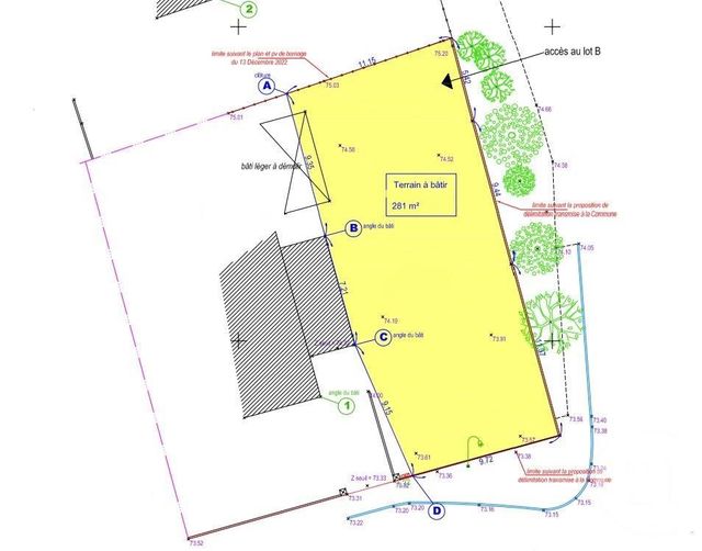 Terrain &agrave; vendre - 281 m2 - La Richardais - 35 - BRETAGNE