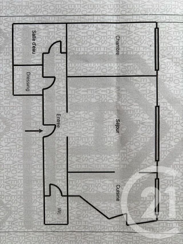 Appartement F2 &agrave; vendre - 2 pi&egrave;ces - 48,67 m2 - Le Cannet - 06 - PROVENCE-ALPES-COTE-D-AZUR