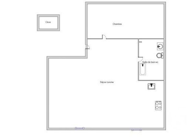 Appartement &agrave; vendre - 2 pi&egrave;ces - 44,29 m2 - Paris - 75018 - ILE-DE-FRANCE