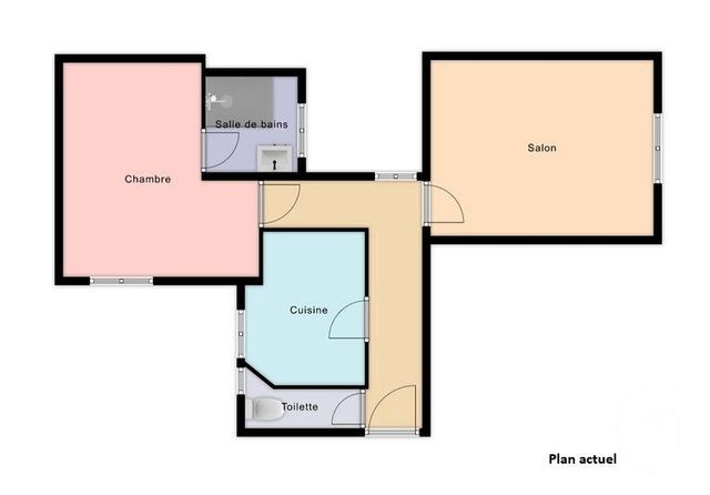 Appartement F2 &agrave; vendre - 2 pi&egrave;ces - 40,40 m2 - Clichy - 92 - ILE-DE-FRANCE