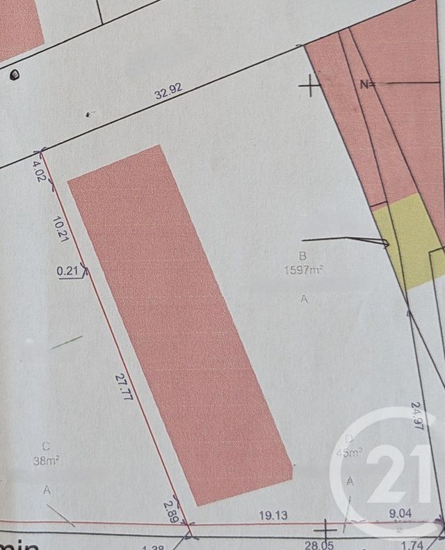 Terrain &agrave; vendre - 1597 m2 - St Paul De Fenouillet - 66 - LANGUEDOC-ROUSSILLON