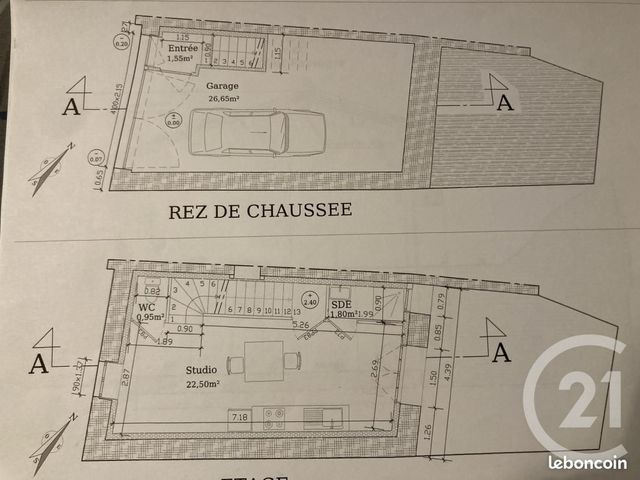 Maison à vendre - 1 pièce - 30 m2 - St Sorlin En Bugey - 01 - RHONE-ALPES