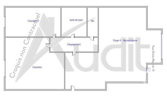 Appartement F3 &agrave; vendre - 3 pi&egrave;ces - 69,06 m2 - Montrouge - 92 - ILE-DE-FRANCE