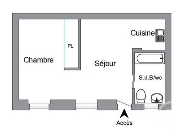 Appartement F2 &agrave; vendre - 2 pi&egrave;ces - 28,07 m2 - Montrouge - 92 - ILE-DE-FRANCE