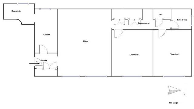 Appartement T3 &agrave; vendre - 3 pi&egrave;ces - 55 m2 - Montrouge - 92 - ILE-DE-FRANCE