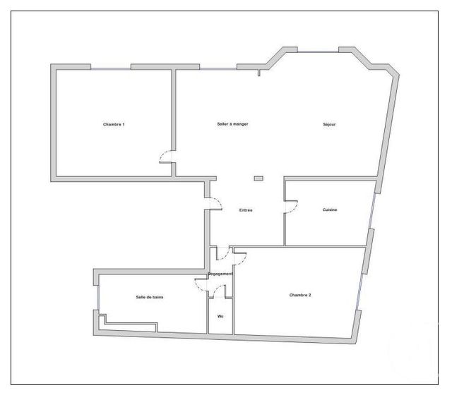 Appartement F3 &agrave; vendre - 3 pi&egrave;ces - 71 m2 - Montrouge - 92 - ILE-DE-FRANCE