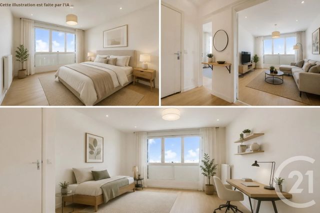 Appartement F3 &agrave; vendre - 3 pi&egrave;ces - 57,53 m2 - Montrouge - 92 - ILE-DE-FRANCE