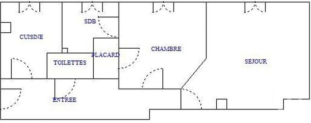 Appartement F2 &agrave; vendre - 2 pi&egrave;ces - 43,87 m2 - Montrouge - 92 - ILE-DE-FRANCE