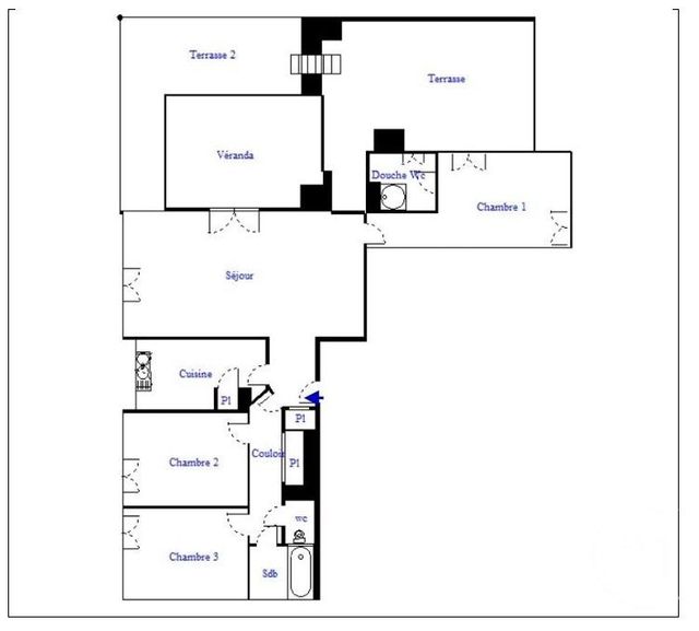 Appartement F4 &agrave; vendre - 4 pi&egrave;ces - 118 m2 - Montrouge - 92 - ILE-DE-FRANCE