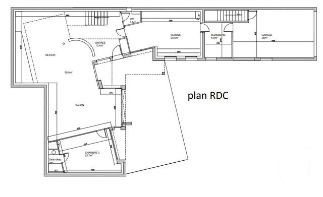 Maison &agrave; vendre - 8 pi&egrave;ces - 238,80 m2 - Chatillon - 92 - ILE-DE-FRANCE