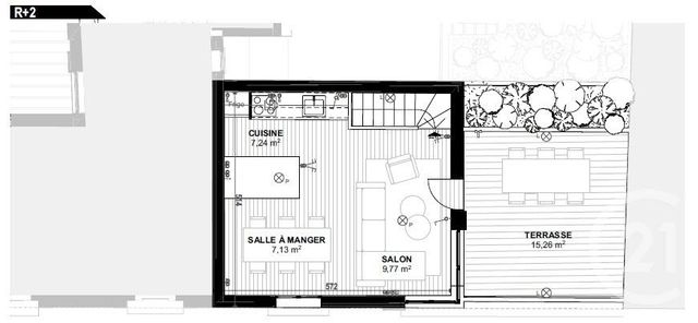 Appartement F3 &agrave; vendre - 3 pi&egrave;ces - 66,13 m2 - Montrouge - 92 - ILE-DE-FRANCE