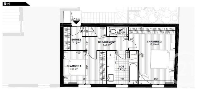Appartement F3 &agrave; vendre - 3 pi&egrave;ces - 66,13 m2 - Montrouge - 92 - ILE-DE-FRANCE