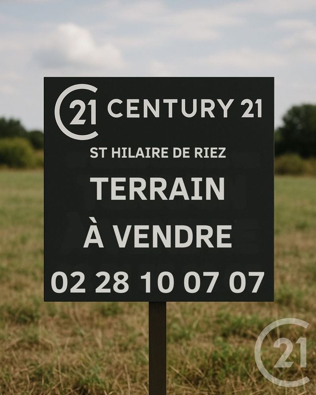 Terrain &agrave; vendre - 447 m2 - St Hilaire De Riez - 85 - PAYS-DE-LOIRE