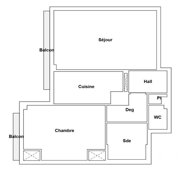 Appartement F2 &agrave; vendre - 2 pi&egrave;ces - 43,69 m2 - Cannes - 06 - PROVENCE-ALPES-COTE-D-AZUR