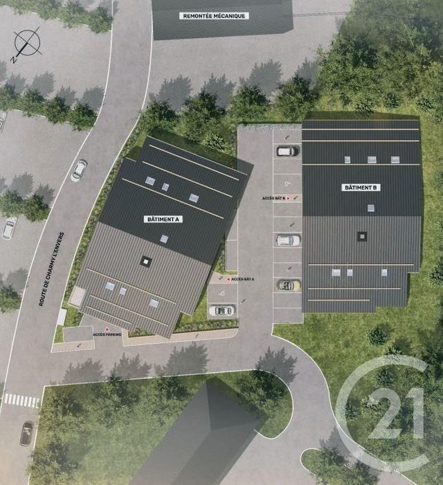 Appartement F3 &agrave; vendre - 3 pi&egrave;ces - 61,43 m2 - Abondance - 74 - RHONE-ALPES