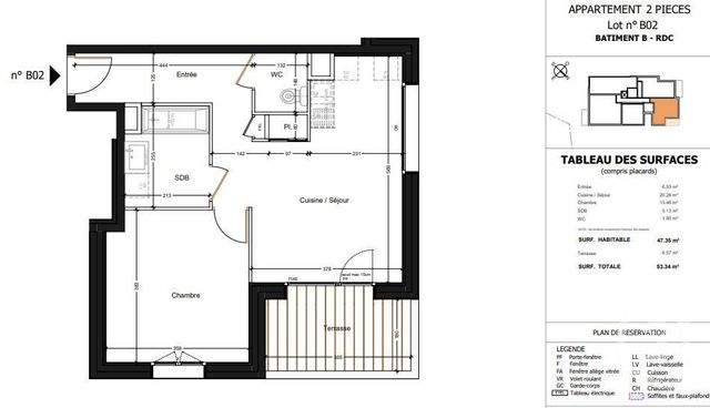 Appartement F2 &agrave; vendre - 2 pi&egrave;ces - 47,35 m2 - Abondance - 74 - RHONE-ALPES