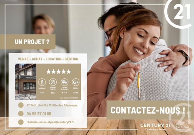 Appartement F4 à vendre - 2 pièces - 98 m2 - Chevenoz - 74 - RHONE-ALPES