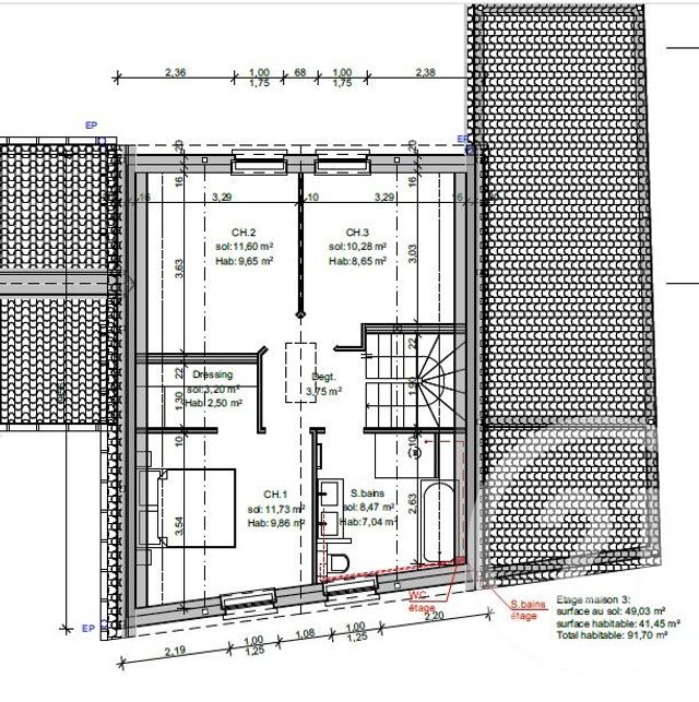 Maison &agrave; vendre - 4 pi&egrave;ces - 91,70 m2 - Valff - 67 - ALSACE