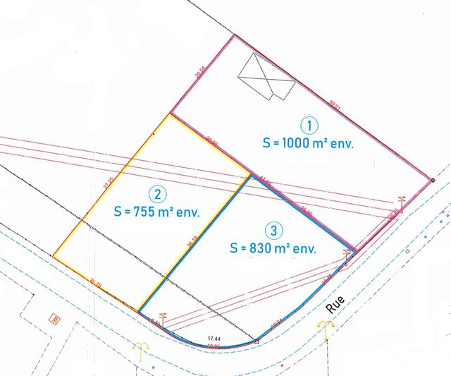 Terrain &agrave; vendre - 830 m2 - Questembert - 56 - BRETAGNE