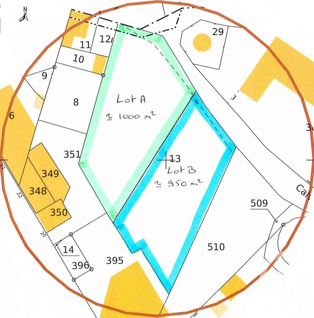 Terrain &agrave; vendre - 950 m2 - Limerzel - 56 - BRETAGNE