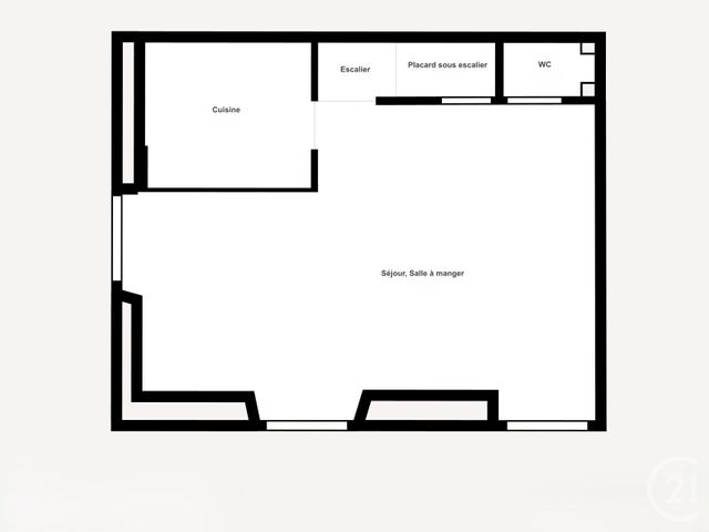 Appartement F2 bis &agrave; vendre - 2 pi&egrave;ces - 48,95 m2 - Le Croisic - 44 - PAYS-DE-LOIRE