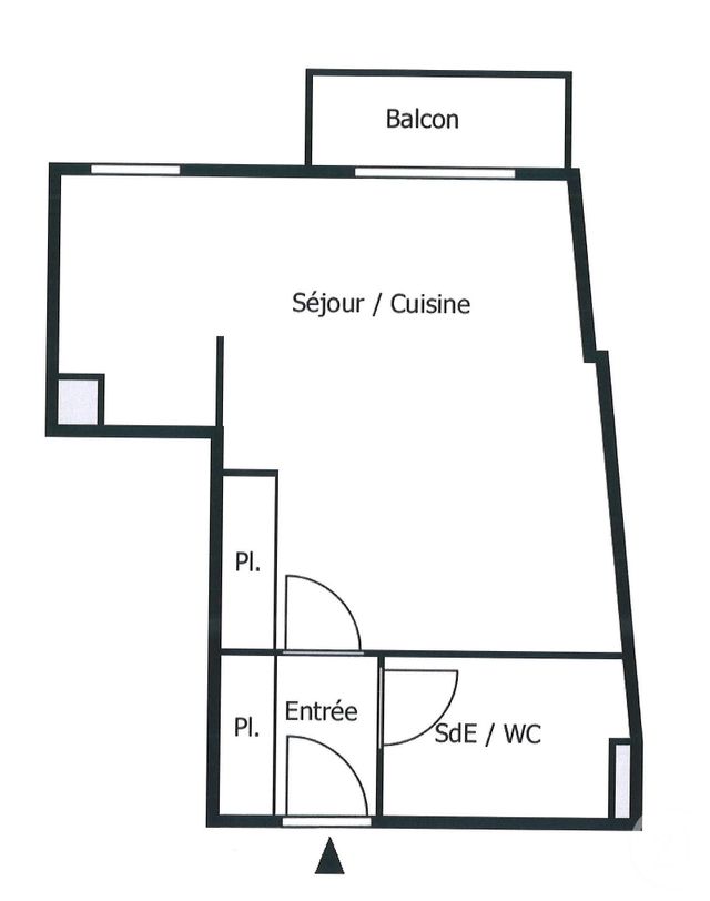 Appartement F1 &agrave; vendre - 1 pi&egrave;ce - 25,71 m2 - Claye Souilly - 77 - ILE-DE-FRANCE
