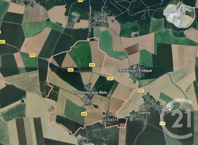 Terrain &agrave; vendre - 750 m2 - Le Plessis Aux Bois - 77 - ILE-DE-FRANCE