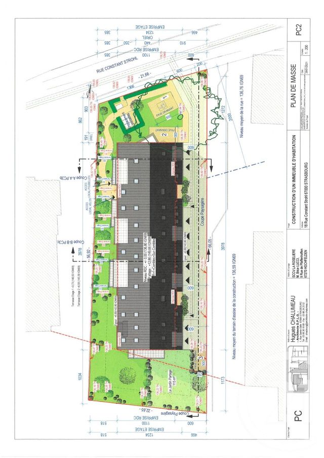 Appartement F3 &agrave; vendre - 3 pi&egrave;ces - 88,09 m2 - Strasbourg - 67 - ALSACE