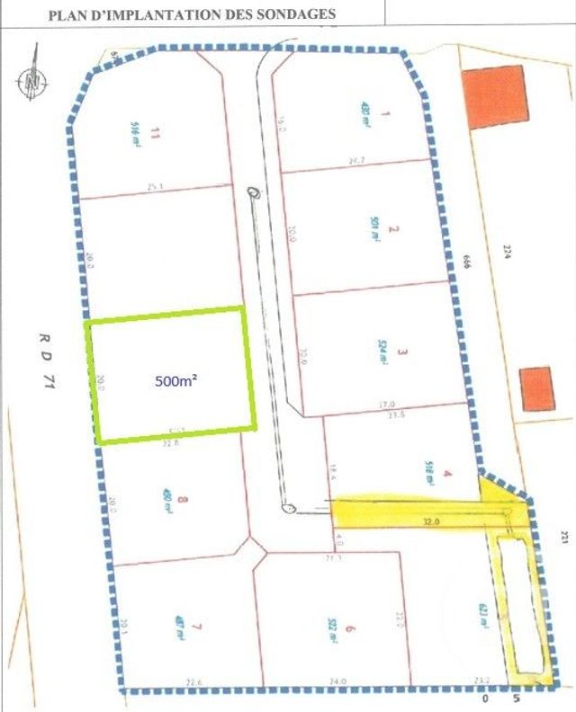 Terrain &agrave; vendre - 500 m2 - Albi - 81 - MIDI-PYRENEES