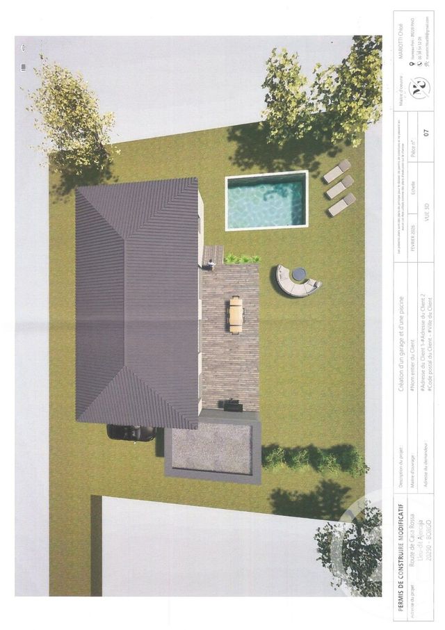 Terrain &agrave; vendre - 949 m2 - Borgo - 202 - CORSE