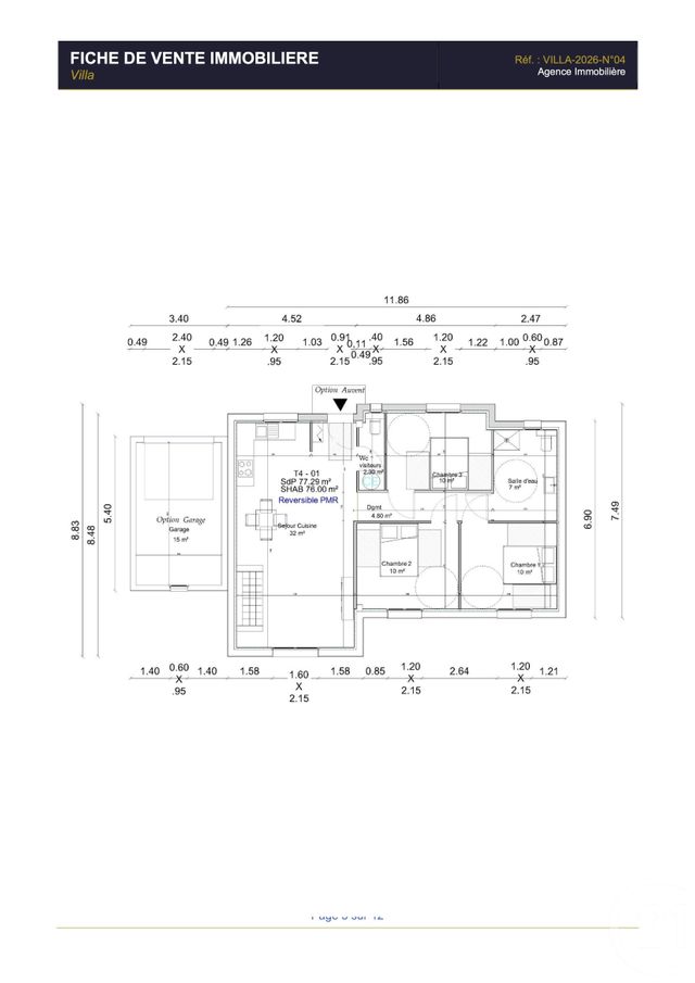Maison &agrave; vendre - 4 pi&egrave;ces - 76 m2 - Olmeta Di Tuda - 202 - CORSE