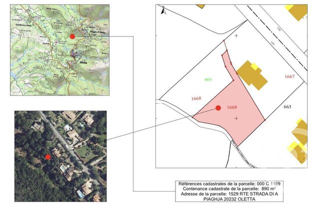 Terrain &agrave; vendre - 890 m2 - Oletta - 202 - CORSE
