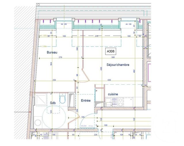 Appartement T2 &agrave; vendre - 2 pi&egrave;ces - 37,41 m2 - Dreux - 28 - CENTRE