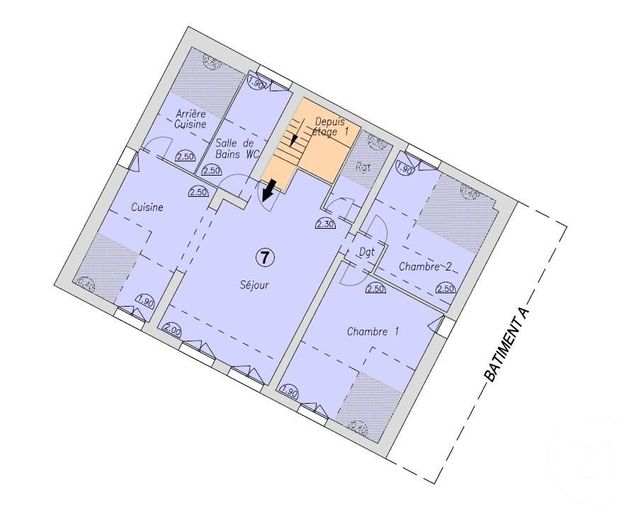 Appartement F3 à vendre - 3 pièces - 72,40 m2 - Longnes - 78 - ILE-DE-FRANCE