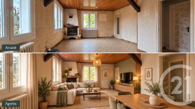 Maison &agrave; vendre - 6 pi&egrave;ces - 97 m2 - Le Plessis Brion - 60 - PICARDIE