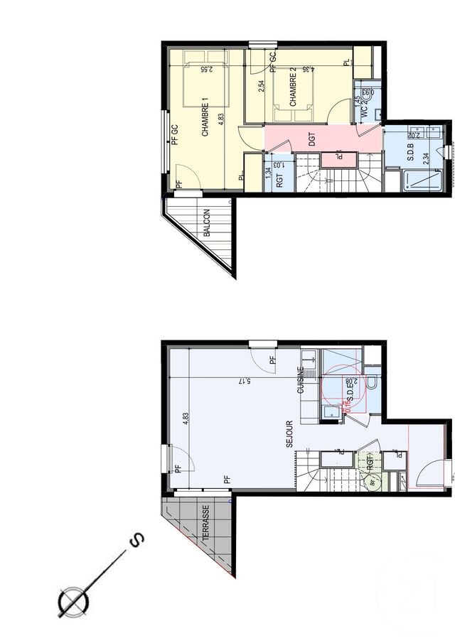 Maison &agrave; vendre - 3 pi&egrave;ces - 72,02 m2 - St Raphael - 83 - PROVENCE-ALPES-COTE-D-AZUR