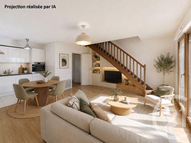 Appartement T4 &agrave; vendre - 4 pi&egrave;ces - 74,19 m2 - Noyal Chatillon Sur Seiche - 35 - BRETAGNE