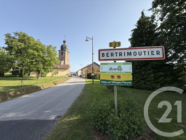 Terrain &agrave; vendre - 1000 m2 - Bertrimoutier - 88 - LORRAINE