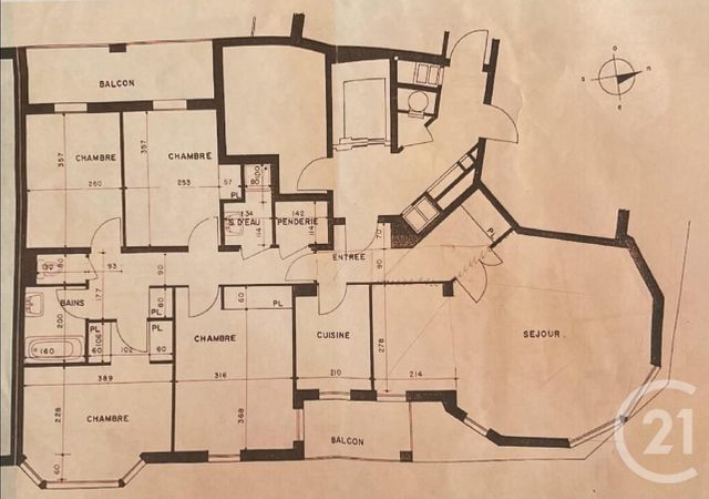 Appartement F5 &agrave; vendre - 5 pi&egrave;ces - 102 m2 - Paris - 75014 - ILE-DE-FRANCE