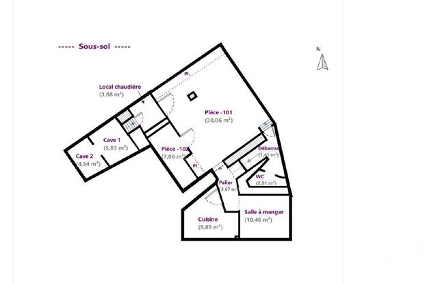 Immeuble &agrave; vendre - 494 m2 - Paris - 75013 - ILE-DE-FRANCE