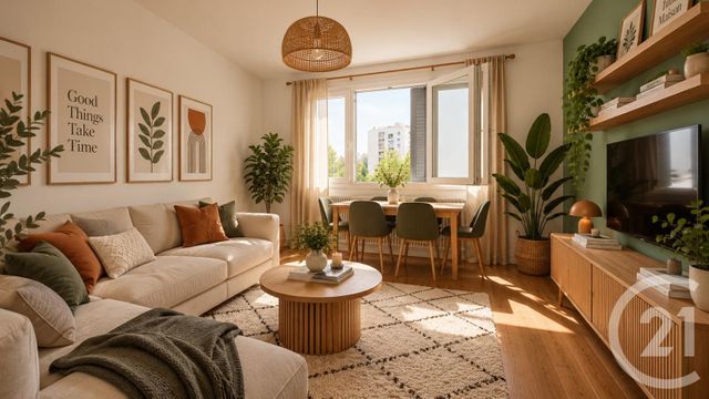 Appartement F3 &agrave; vendre - 3 pi&egrave;ces - 54,25 m2 - La Courneuve - 93 - ILE-DE-FRANCE