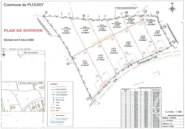 Terrain &agrave; vendre - 1084 m2 - Plouisy - 22 - BRETAGNE