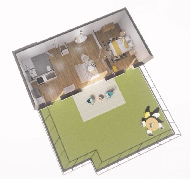 Appartement F2 à vendre - 2 pièces - 44,49 m2 - Perros Guirec - 22 - BRETAGNE