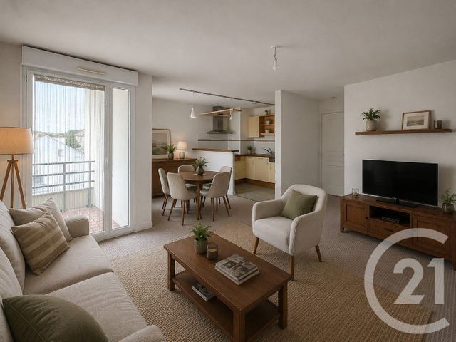 Appartement T3 &agrave; vendre - 3 pi&egrave;ces - 66,33 m2 - Ploemeur - 56 - BRETAGNE