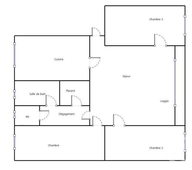 Appartement à vendre - 4 pièces - 67,01 m2 - Marseille - 13014 - PROVENCE-ALPES-COTE-D-AZUR
