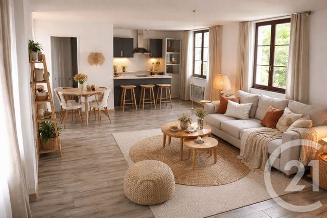 Appartement Duplex &agrave; vendre - 2 pi&egrave;ces - 54 m2 - Ste Genevieve - 60 - PICARDIE