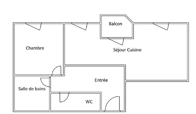 Appartement F2 &agrave; louer - 2 pi&egrave;ces - 52 m2 - Villeurbanne - 69 - RHONE-ALPES